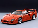 Automobil Ferrari F40 foto, egenskaper